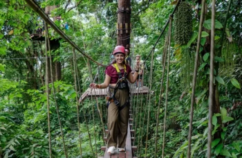 Экскурсия в верёвочный парк Мир Ханумана на Пхукете фото №15